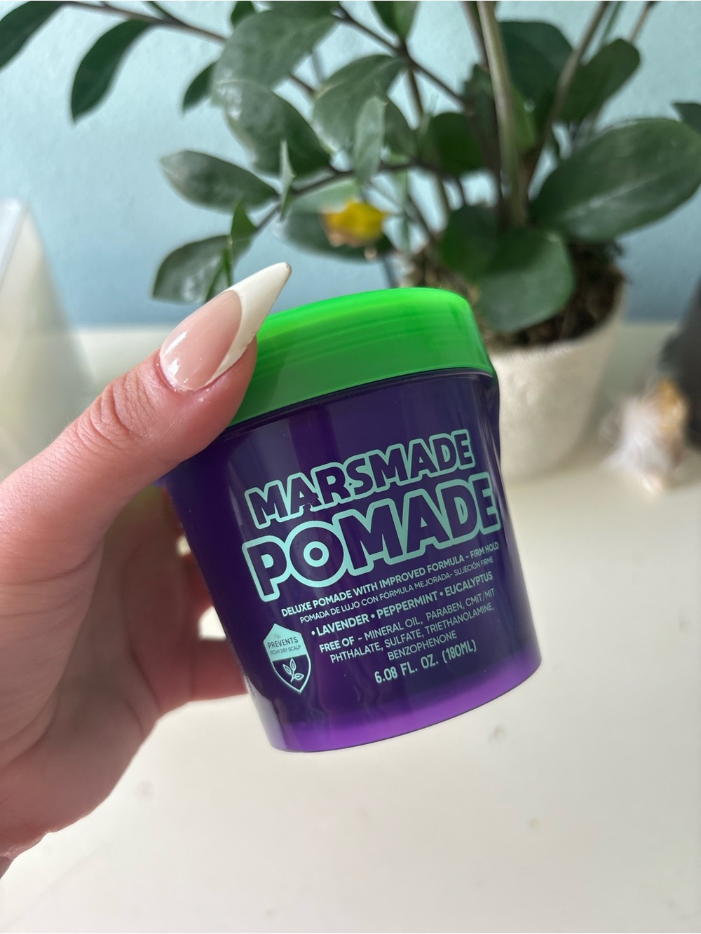Marsmade Pomade - Purple & Green Jar